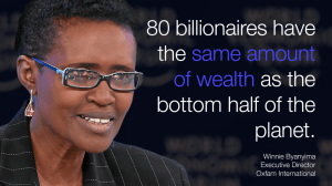 Byanyima - 80 Bilionaires have the same amount - Winnie-Byanyima-2-1024x576